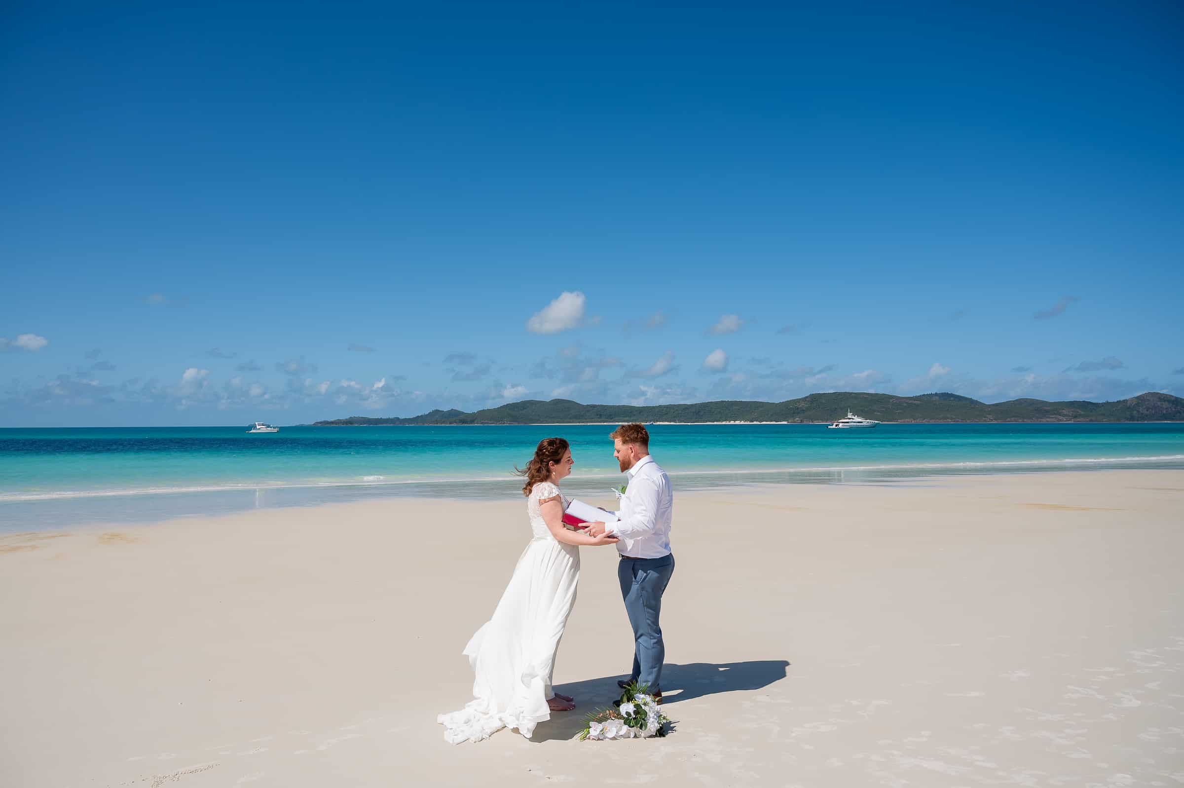 Grant and Kate’s Intimate Whitehaven Beach Elopement.