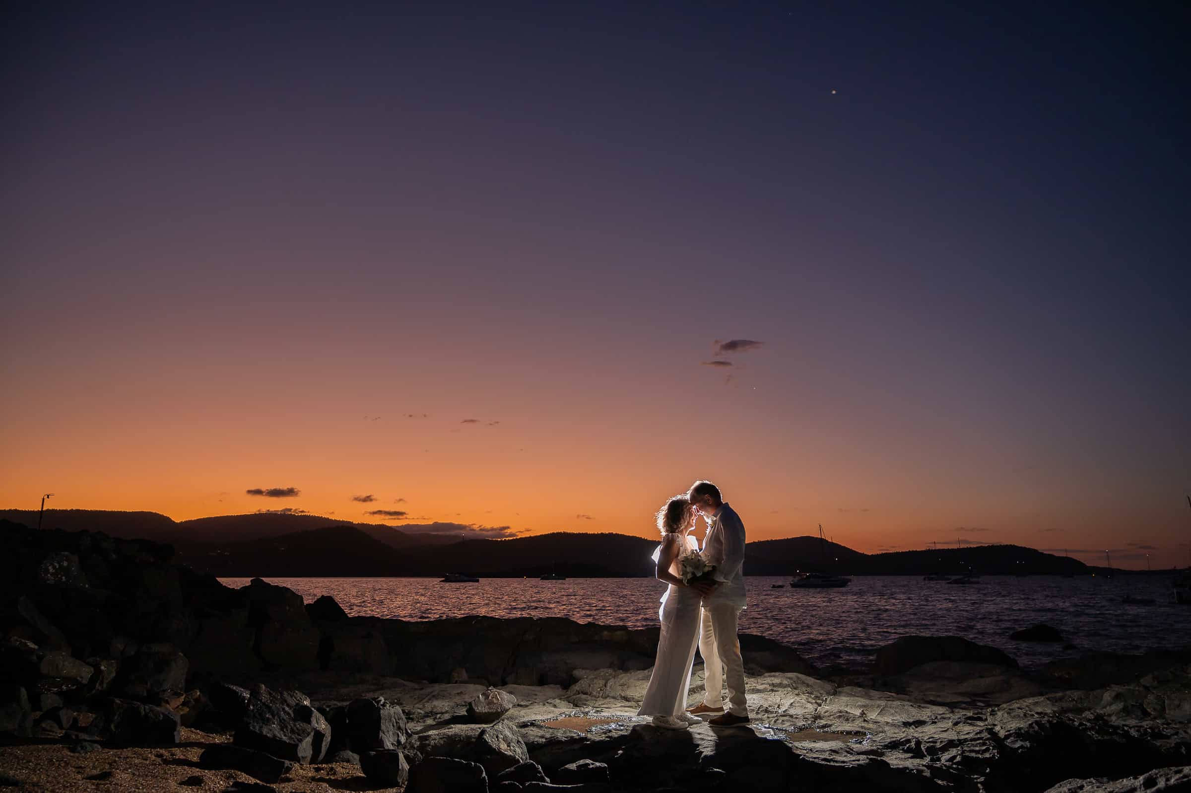Peter and Suzanne’s Romantic Mirage Whitsundays Elopement in Airlie Beach